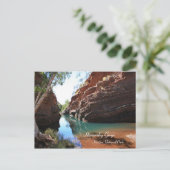 Gorge Hamersley, Parc national Karijini - Carte po (Debout devant)