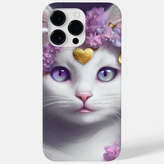 GORGEEUS WIT WIT WAT KITTEN VIOLET EYS Case-Mate iPhone CASE (Achterkant)