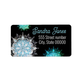 Gorgeous address labels snowflake