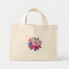 Gorgeous Bouquet Mini Tote Bag