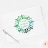 Gorgeous Christmas stickers personalized (Envelop)