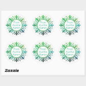 Gorgeous Christmas stickers personalized (Vel)