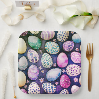 Gorgeous Easter paper plates Papieren Bordje