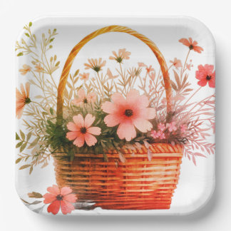 Gorgeous Easter paper plates Papieren Bordje
