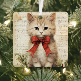 Gorgeous Kitten  Christmas  Metalen Ornament