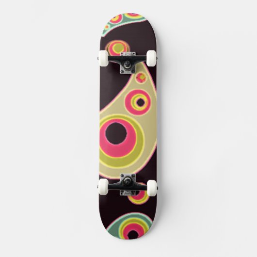 GORGEOUS MULTI SWIRL SKATEBOARD (Voorkant)