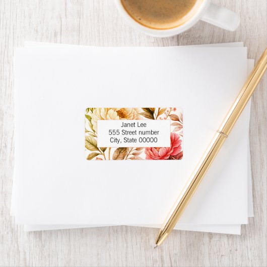 Gorgeous one of a-kind address labels (Insitu)