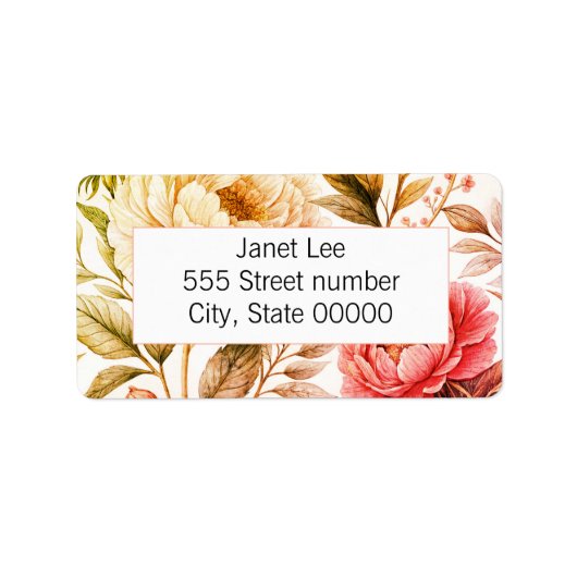 Gorgeous one of a-kind address labels (Voorkant)
