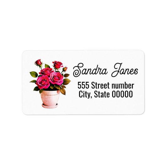 Gorgeous one of a-kind address labels (Voorkant)