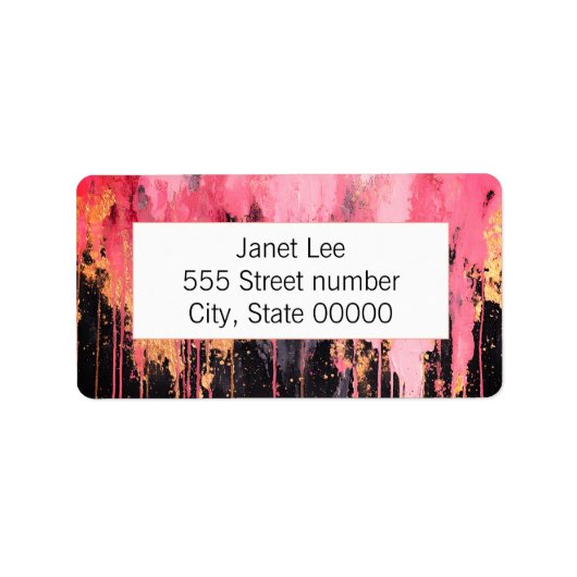 Gorgeous one of a-kind address labels (Voorkant)