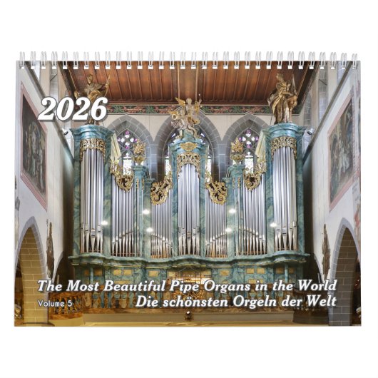 Gorgeous Pipe Organs 2026 - Le Calendrier des orga (Protection)