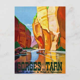 Gorges du Tarn Canyon, Frankrijk Briefkaart