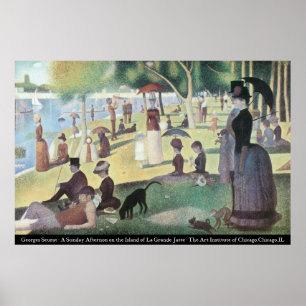 Gorges Seurat - Zondag vanmiddag Poster