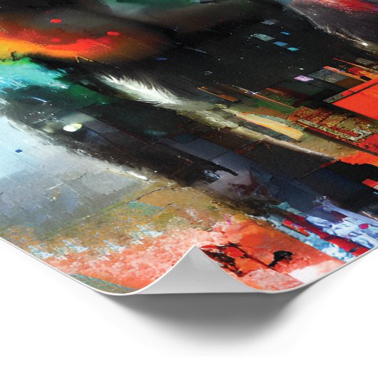 Gorilla Abstract Poster (Hoek)