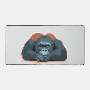 Gorilla adorable mignonne animal dormant détente a