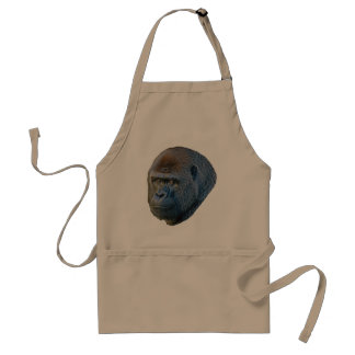 Gorilla Afbeelding Standaard Schort