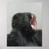 Gorilla Ape Imprimer Poster Oeuvre murale (Devant)