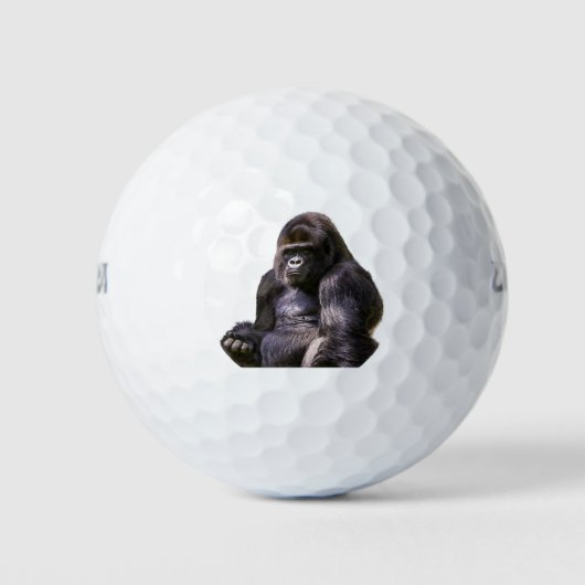 Gorilla Ape Monkey Golfballen (Voorkant)