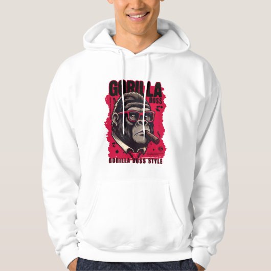gorilla baas hoodie (Voorkant)