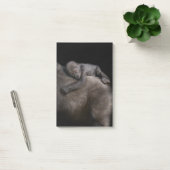 Gorilla Baby die op de rug van mama rondhangt Post-it® Notes (Kantoor)