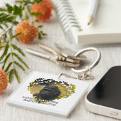 Gorilla Baby - Liefdevolle Natuur's zachte reuzen Sleutelhanger (Voorkant Rechts)