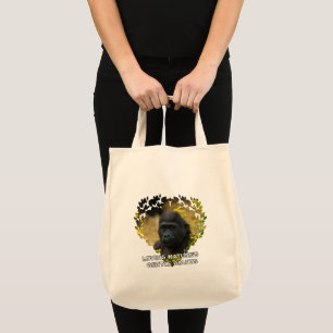 Gorilla Baby - Liefdevolle Natuur's zachte reuzen Tote Bag