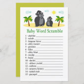 Gorilla Baby word scramble game (Voorkant / Achterkant)