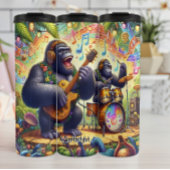 Gorilla Band in een Oerwoud Thermosbeker