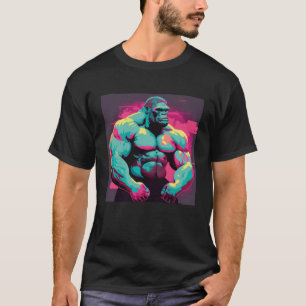 Gorilla Beast Bodybuilding Spieren Fitness Workout T-shirt