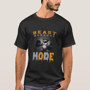 Gorilla Beast Workout Gym T Shirt Kleding Ontwerp
