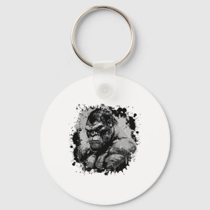 Gorilla Beest Spieren Workout Bodybuilding Boksen  Sleutelhanger