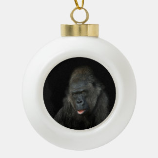 Gorilla Biddy Keramische Bal Ornament