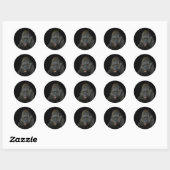 Gorilla Biddy Ronde Sticker (Vel)