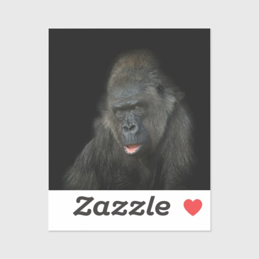 Gorilla Biddy Sticker (Vel)