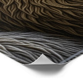 Gorilla, Bigfoot of Sasquatch Close-up van gezicht Poster (Hoek)