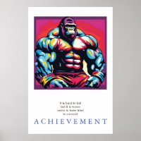 Gorilla Bodybuilder Motivatie