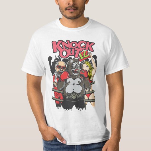 Gorilla Boxer Knockout Champ T-shirt (Voorkant)