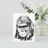 Gorilla Briefkaart (Staand voorkant)