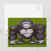 Gorilla Briefkaart (Voorkant / Achterkant)