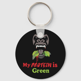 Gorilla Button Key Ring Sleutelhanger