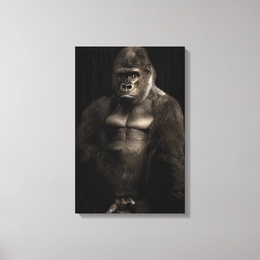 Gorilla Canvas Afdruk (Voorkant)