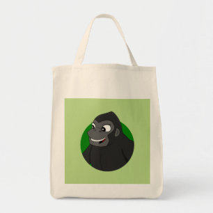 Gorilla Cartoon Canvas tas