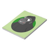 Gorilla Cartoon-notebookscherm Notitieblok (Gedraaid)