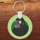 Gorilla Cartoon Sleutelhanger (Voorkant)