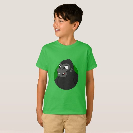 Gorilla Cartoon T-Shirt (Voorkant volledig)