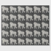 Gorilla Chalkboard Cadeaupapier (Vlak)