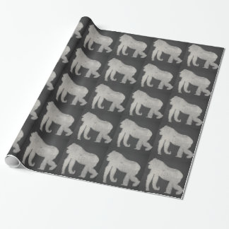 Gorilla Chalkboard Cadeaupapier