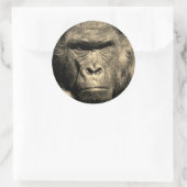 Gorilla Classic Round Sticker (Tas)