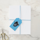 Gorilla Cowboy Cadeaulabel (Met Touw)