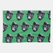 Gorilla Cowboy Theedoek (Horizontaal)